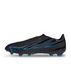 ADIDAS F50 HYPERFAST LEAGUE LACELESS FG - CORE BLACK/CORE BLACK/LUCID RAY BLUE