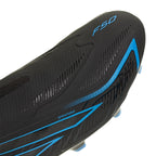ADIDAS F50 HYPERFAST LEAGUE LACELESS FG - CORE BLACK/CORE BLACK/LUCID RAY BLUE