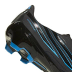 ADIDAS F50 HYPERFAST LEAGUE LACELESS FG - CORE BLACK/CORE BLACK/LUCID RAY BLUE