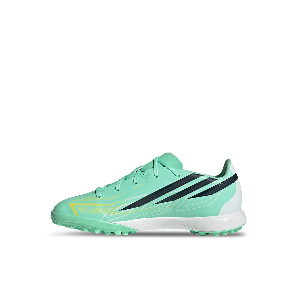 ADIDAS F50 HYPERFAST LEAGUE TF J - PULSE MINT/NIGHT NAVY/SOLAR LEMON