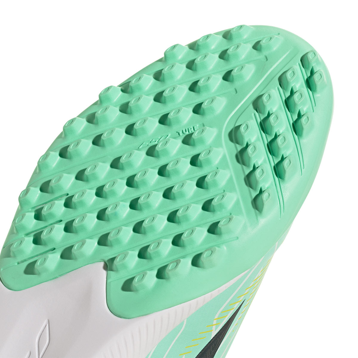 ADIDAS F50 HYPERFAST LEAGUE TF J - PULSE MINT/NIGHT NAVY/SOLAR LEMON