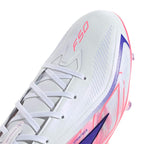 ADIDAS F50 HYPERFAST PRO FG - FTWR WHITE/SOLAR PURPLE/SOLAR TURBO