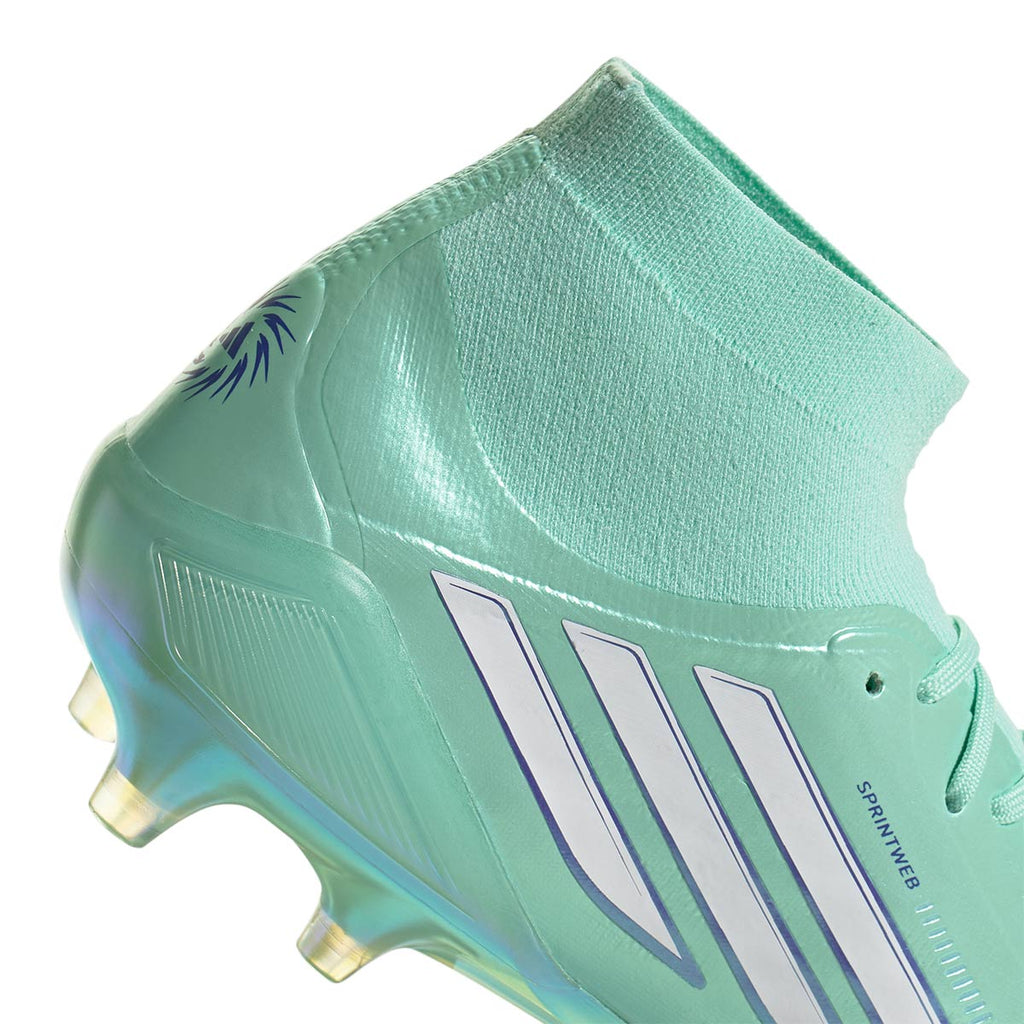 ADIDAS F50 SPARKFUSION ELITE FG/AG - CLEAR MINT/FTWR WHITE/SOLAR PURPLE
