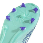 ADIDAS F50 SPARKFUSION LEAGUE FG/AG J - CLEAR MINT/FTWR WHITE/SOLAR PURPLE
