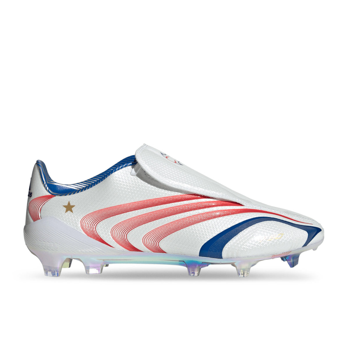 ADIDAS F50 TUNIT ELITE FG - FTWR WHITE/VIVID RED/TEAM ROYAL BLUE