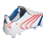 ADIDAS F50 TUNIT ELITE FG - FTWR WHITE/VIVID RED/TEAM ROYAL BLUE