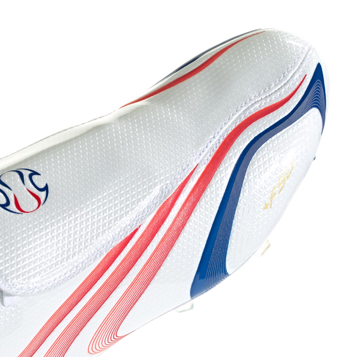 ADIDAS F50 TUNIT ELITE FG - FTWR WHITE/VIVID RED/TEAM ROYAL BLUE