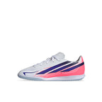 ADIDAS F50 HYPERFAST CLUB IN J - FTWR WHITE/SOLAR PURPLE/SOLAR TURBO