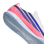 ADIDAS F50 HYPERFAST CLUB IN J - FTWR WHITE/SOLAR PURPLE/SOLAR TURBO