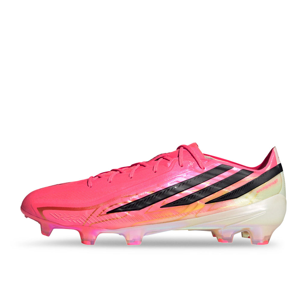 ADIDAS F50 HYPERFAST ELITE FG - SOLAR TURBO/CORE BLACK/GOLD MET
