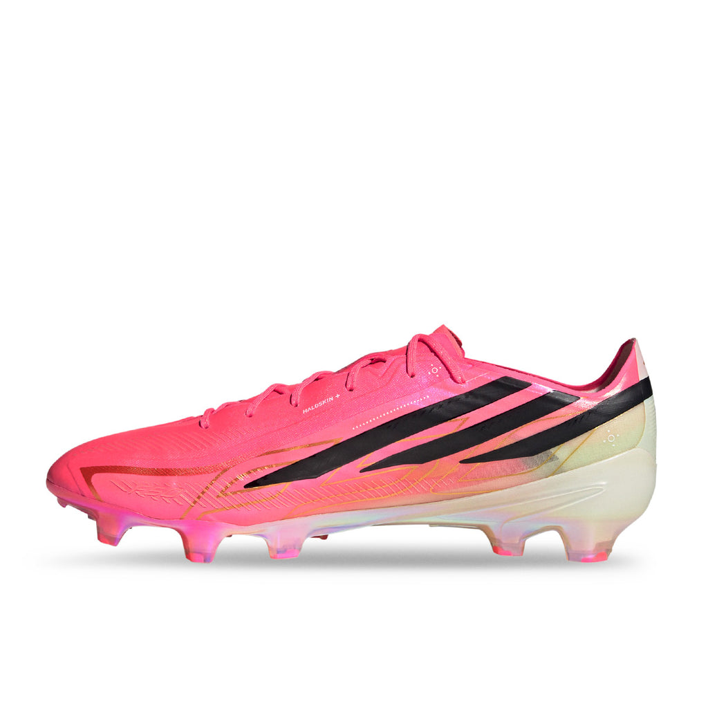 ADIDAS F50 HYPERFAST ELITE FG - SOLAR TURBO/CORE BLACK/GOLD MET