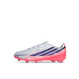 ADIDAS F50 HYPERFAST ELITE FG J - FTWR WHITE/SOLAR PURPLE/SOLAR TURBO