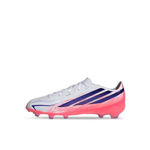 ADIDAS F50 HYPERFAST ELITE FG J - FTWR WHITE/SOLAR PURPLE/SOLAR TURBO
