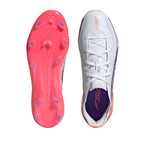 ADIDAS F50 HYPERFAST ELITE FG J - FTWR WHITE/SOLAR PURPLE/SOLAR TURBO