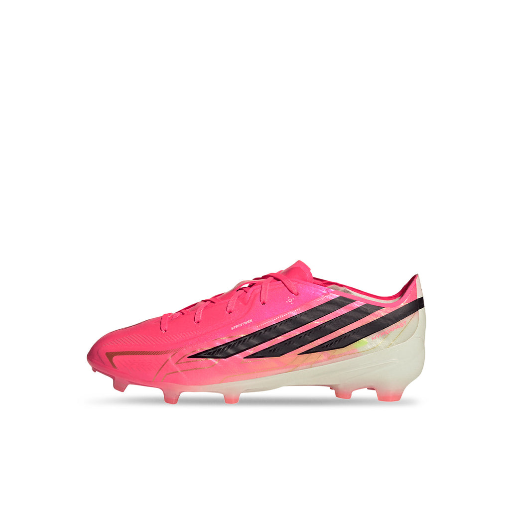 ADIDAS F50 HYPERFAST ELITE FG J - SOLAR TURBO/CORE BLACK/GOLD MET