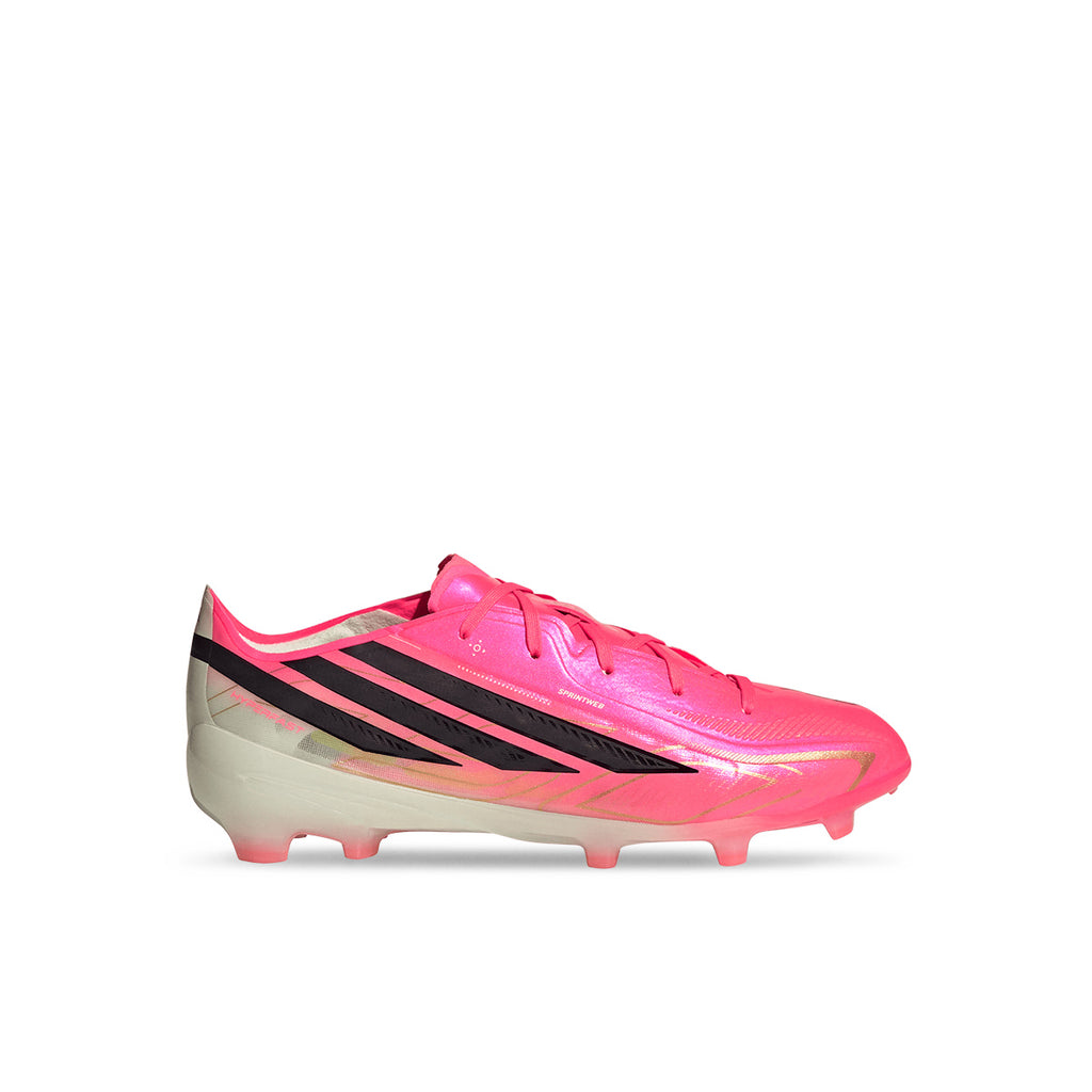 ADIDAS F50 HYPERFAST ELITE FG J - SOLAR TURBO/CORE BLACK/GOLD MET