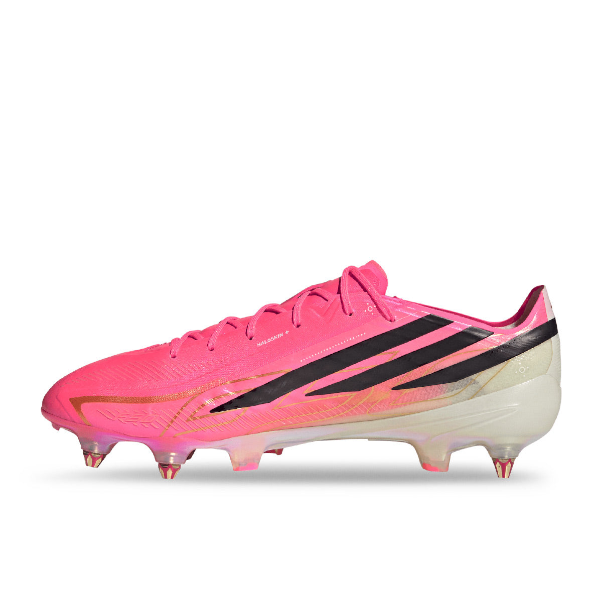 ADIDAS F50 HYPERFAST ELITE SG - SOLAR TURBO/CORE BLACK/GOLD MET