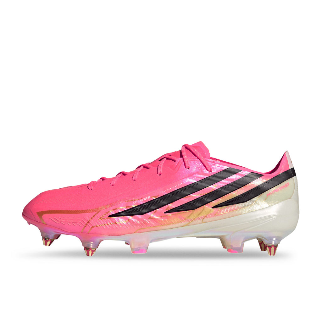 ADIDAS F50 HYPERFAST ELITE SG - SOLAR TURBO/CORE BLACK/GOLD MET