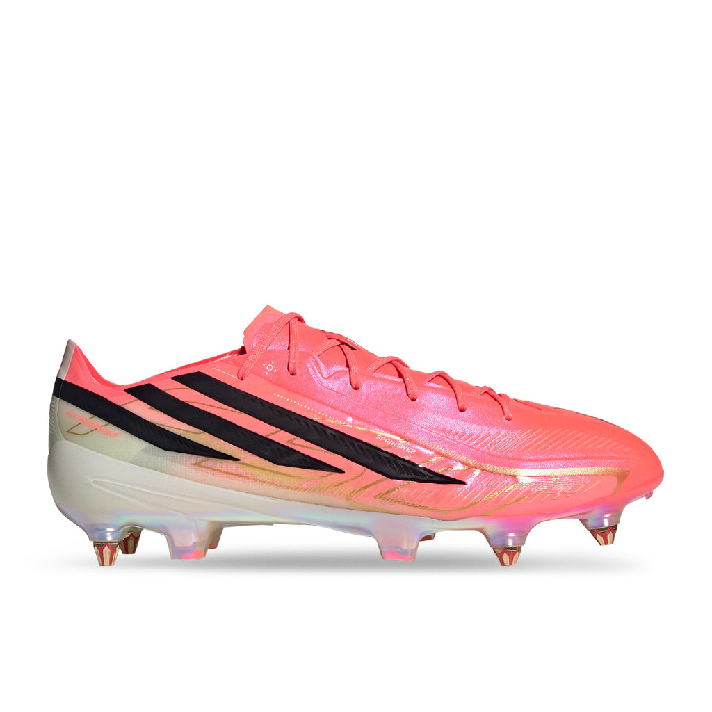 ADIDAS F50 HYPERFAST ELITE SG - SOLAR TURBO/CORE BLACK/GOLD MET