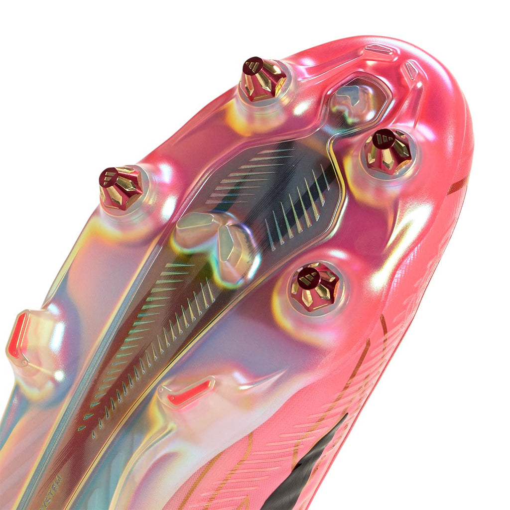 ADIDAS F50 HYPERFAST ELITE SG - SOLAR TURBO/CORE BLACK/GOLD MET