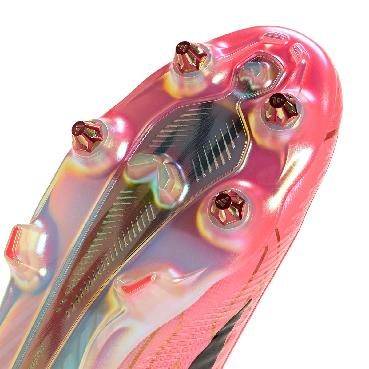 ADIDAS F50 HYPERFAST ELITE SG - SOLAR TURBO/CORE BLACK/GOLD MET