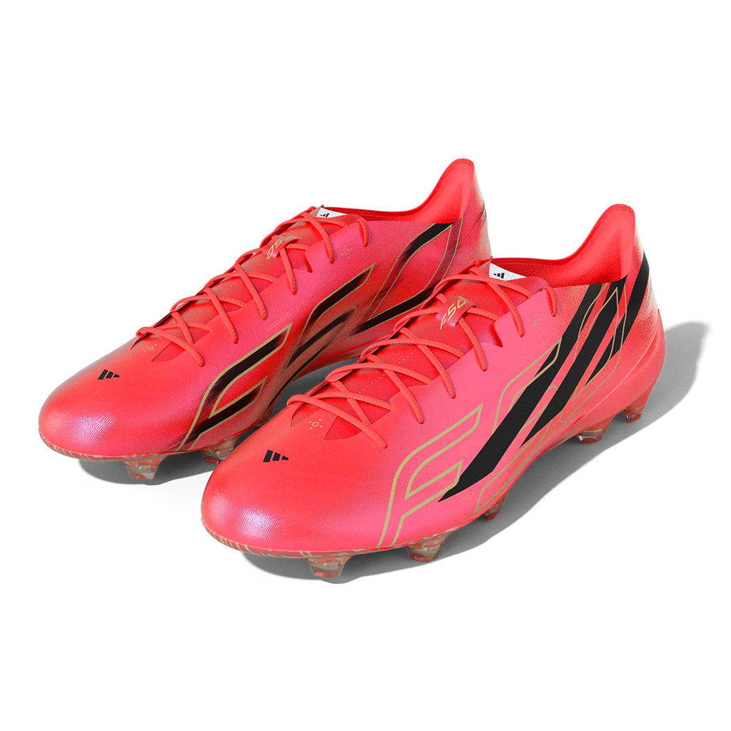 ADIDAS F50 HYPERFAST EVO FG - SOLAR TURBO/CORE BLACK/GOLD MET