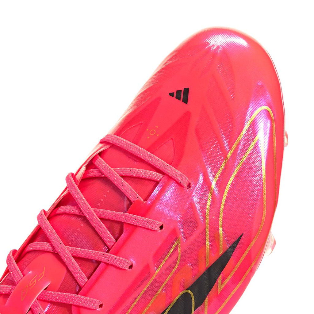 ADIDAS F50 HYPERFAST EVO FG - SOLAR TURBO/CORE BLACK/GOLD MET