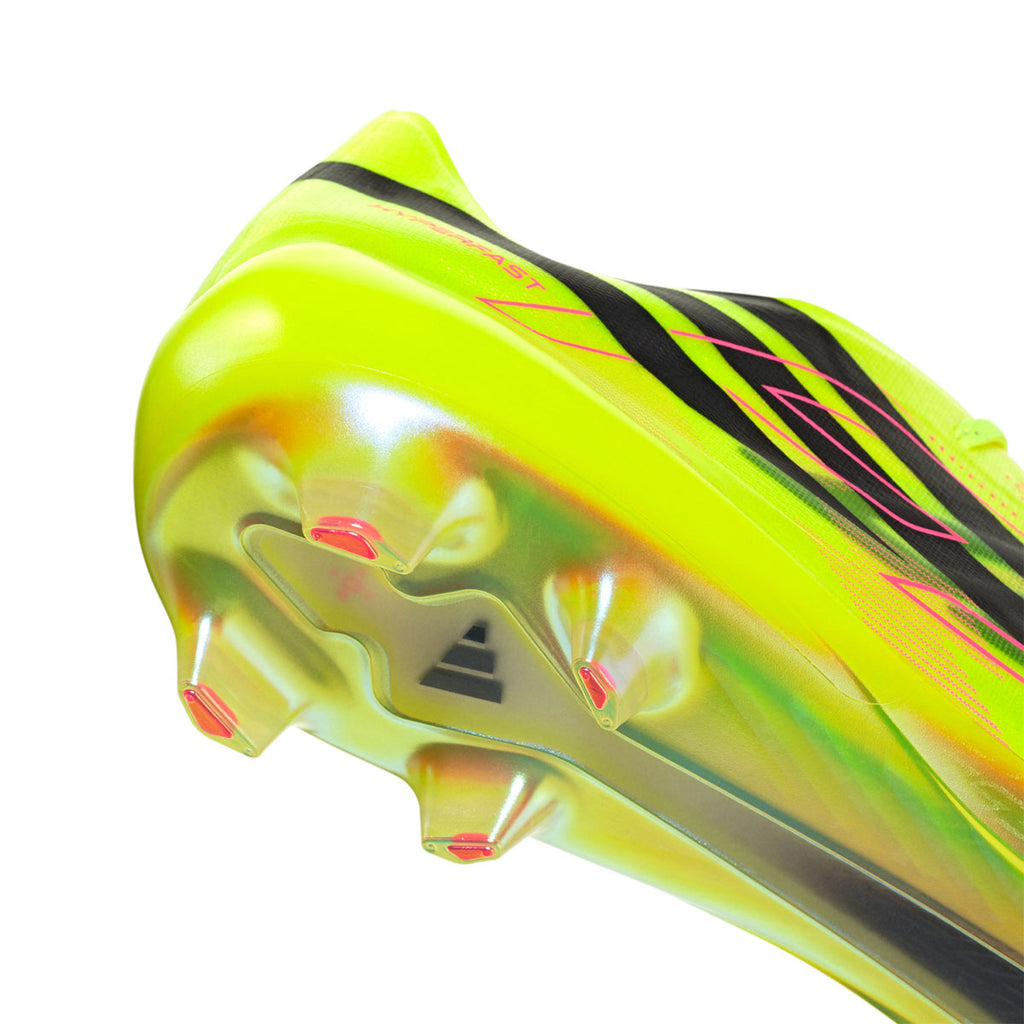 ADIDAS F50 HYPERFAST EVO LACELESS FG - TEAM SOLAR YELLOW 2/CORE BLACK/SOLAR TURBO