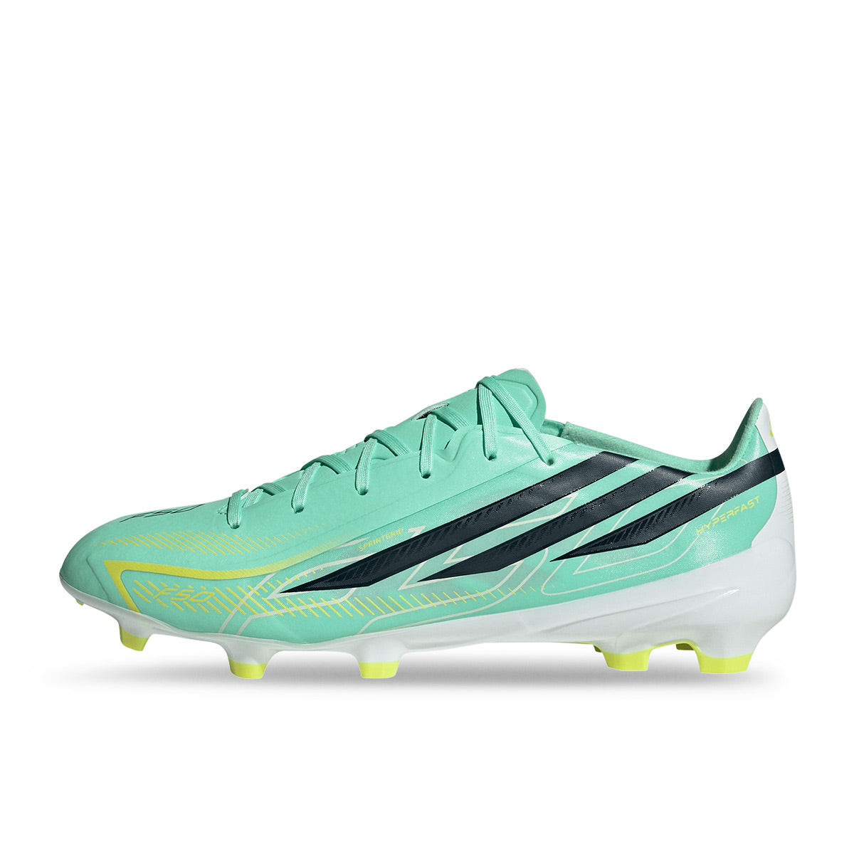 ADIDAS F50 HYPERFAST LEAGUE FG - PULSE MINT/CORE BLACK/SOLAR LEMON