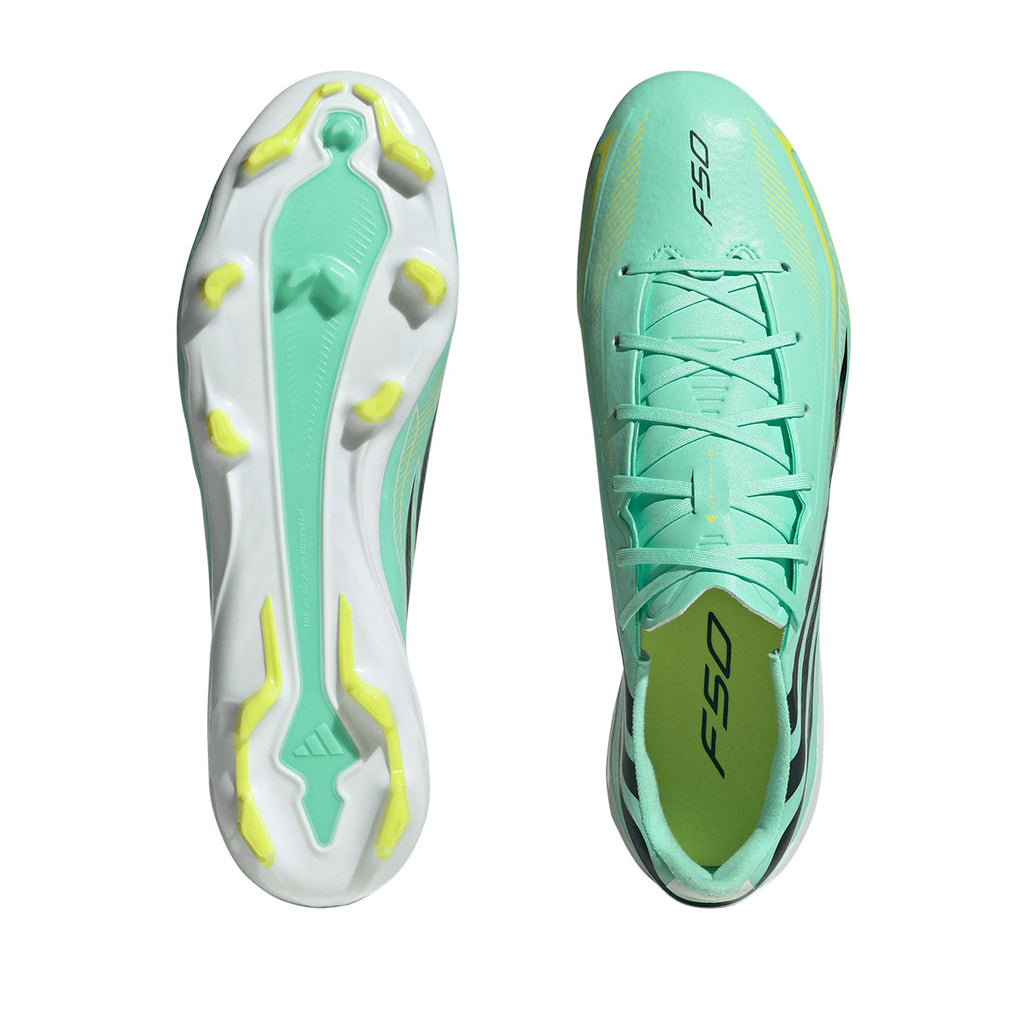 ADIDAS F50 HYPERFAST LEAGUE FG - PULSE MINT/CORE BLACK/SOLAR LEMON