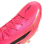 ADIDAS F50 HYPERFAST LEAGUE FG - SOLAR TURBO/CORE BLACK/GOLD MET
