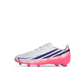 ADIDAS F50 HYPERFAST LEAGUE FG J - FTWR WHITE/SOLAR PURPLE/SOLAR TURBO