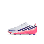 ADIDAS F50 HYPERFAST LEAGUE FG J - FTWR WHITE/SOLAR PURPLE/SOLAR TURBO