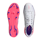 ADIDAS F50 HYPERFAST LEAGUE FG J - FTWR WHITE/SOLAR PURPLE/SOLAR TURBO