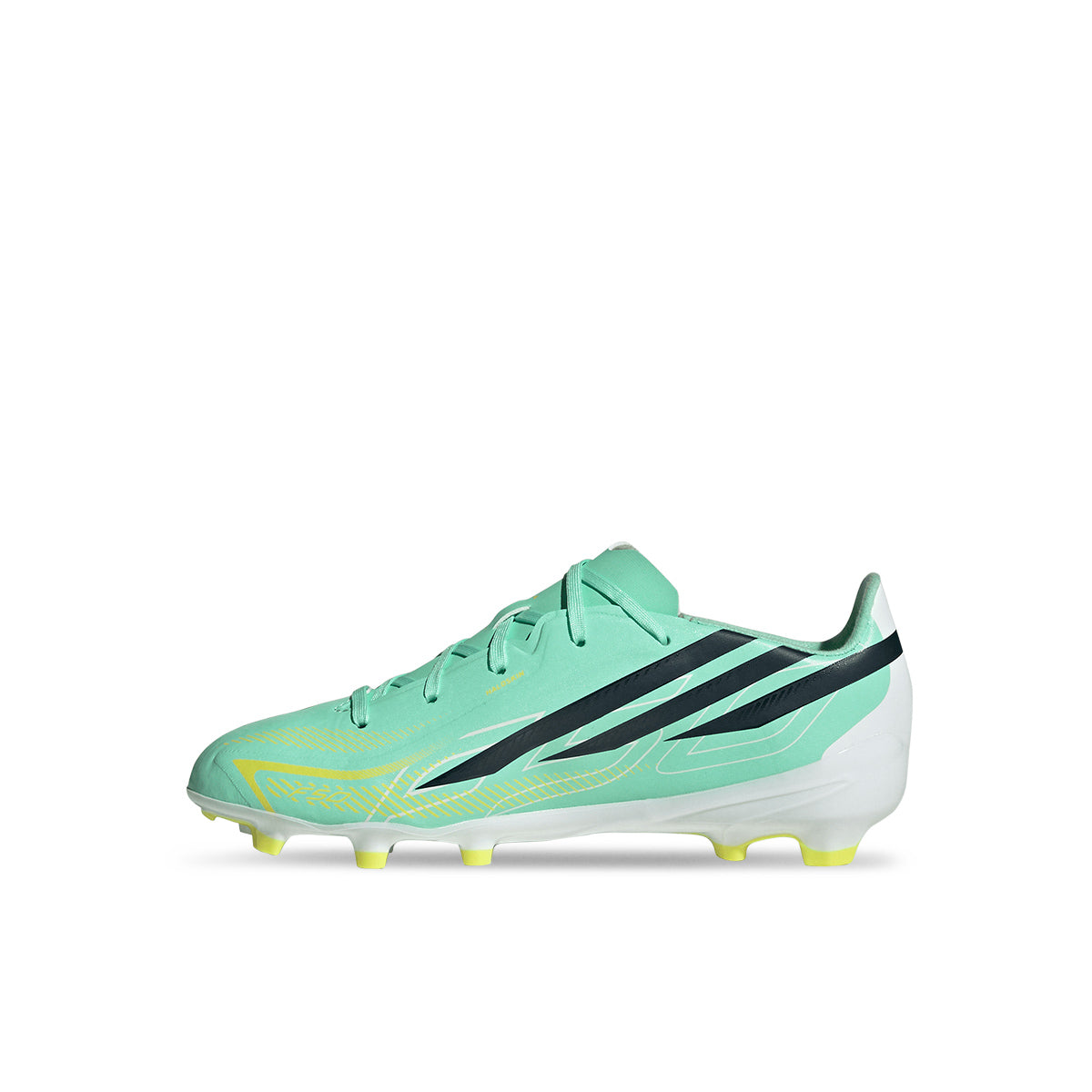 ADIDAS F50 HYPERFAST LEAGUE FG J - PULSE MINT/NIGHT NAVY/SOLAR LEMON