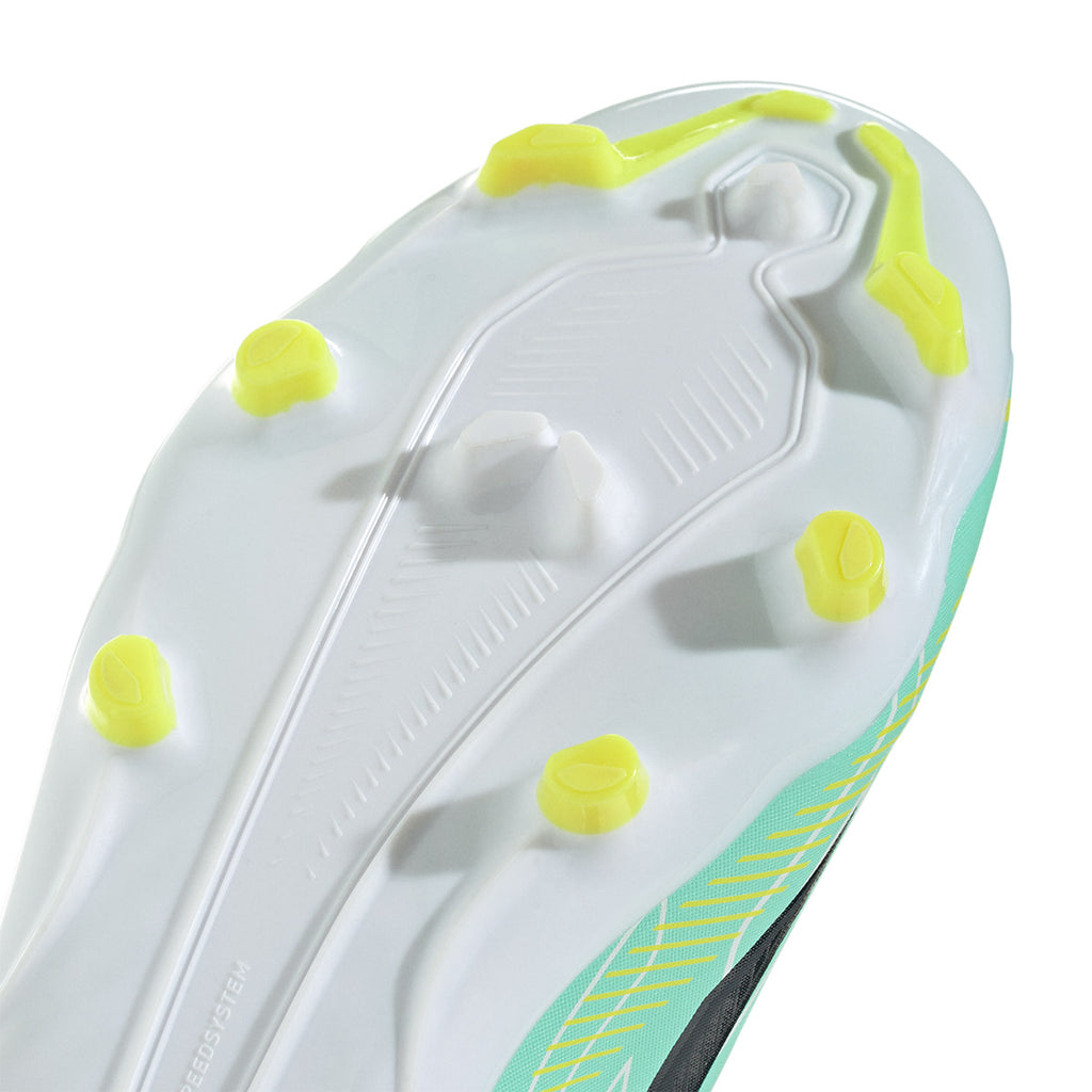ADIDAS F50 HYPERFAST LEAGUE FG J - PULSE MINT/NIGHT NAVY/SOLAR LEMON