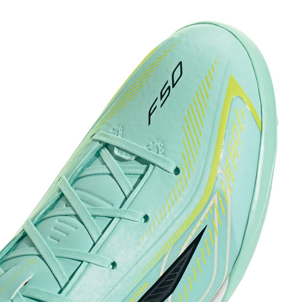 ADIDAS F50 HYPERFAST LEAGUE TF - PULSE MINT/NIGHT NAVY/SOLAR LEMON