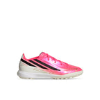 ADIDAS F50 HYPERFAST LEAGUE TF J - SOLAR TURBO/CORE BLACK/GOLD MET