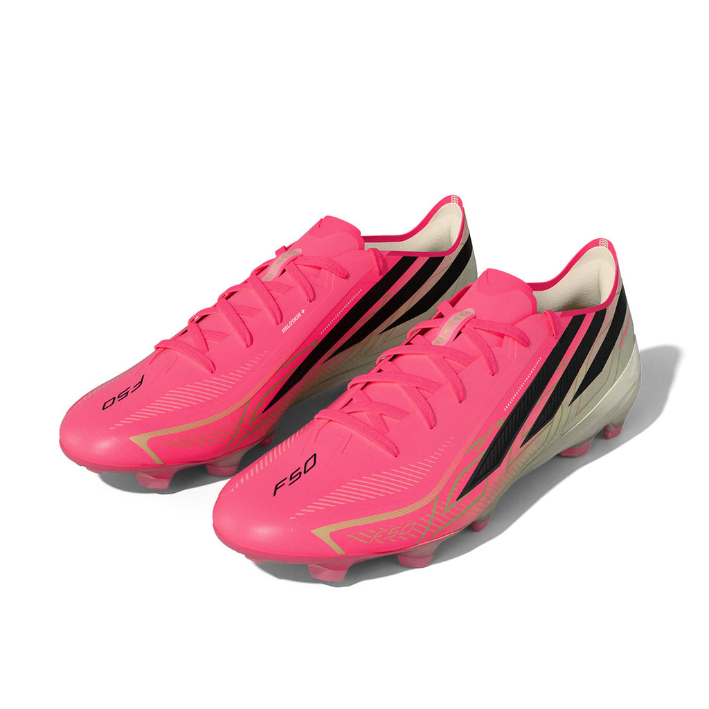 ADIDAS F50 HYPERFAST PRO FG - SOLAR TURBO/CORE BLACK/GOLD MET