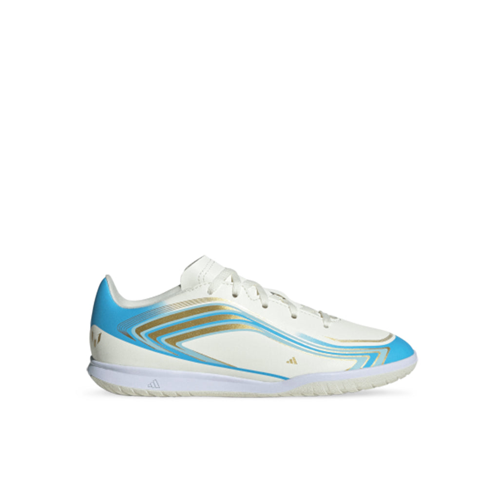 ADIDAS F50 MESSI CLUB IN J - IVORY/SEMI BLUE BURST/ICEY BLUE