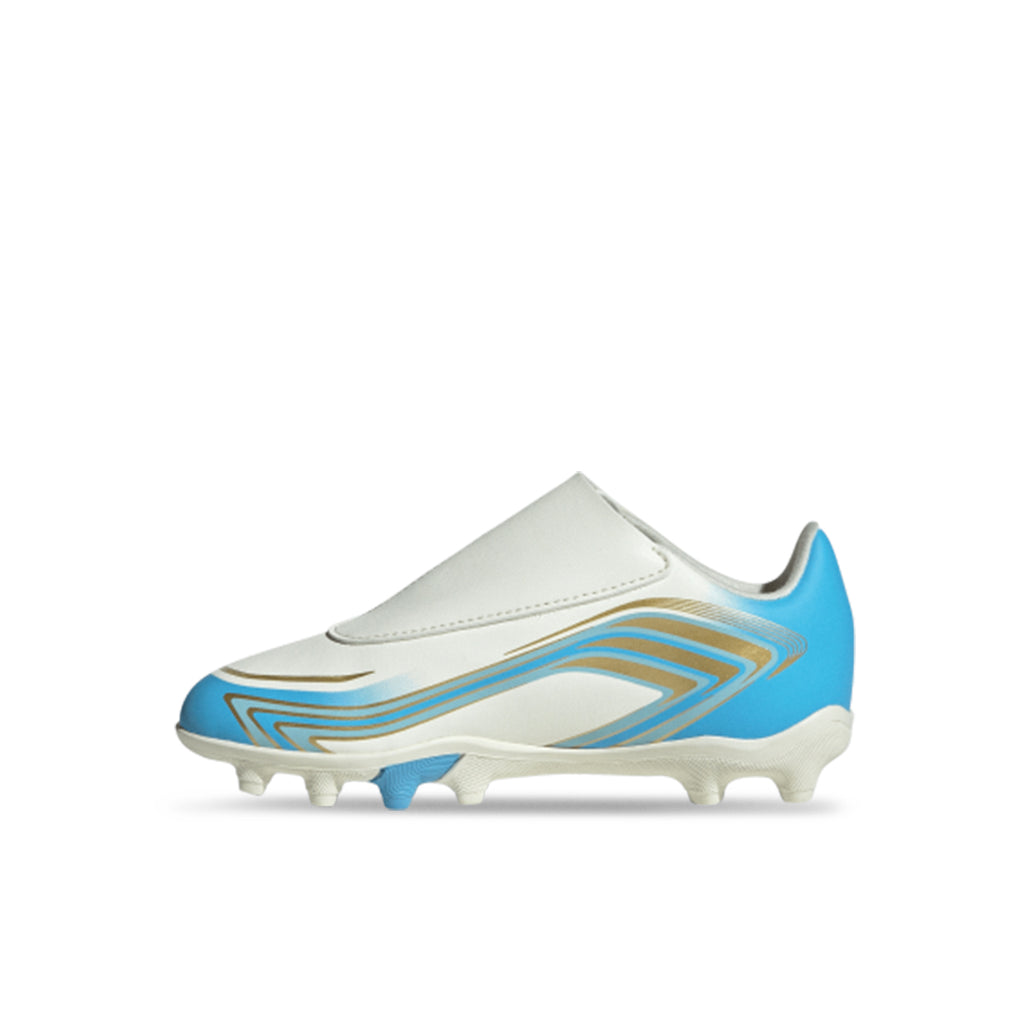 ADIDAS F50 MESSI CLUB VEL FG/MG C - IVORY/SEMI BLUE BURST/ICEY BLUE