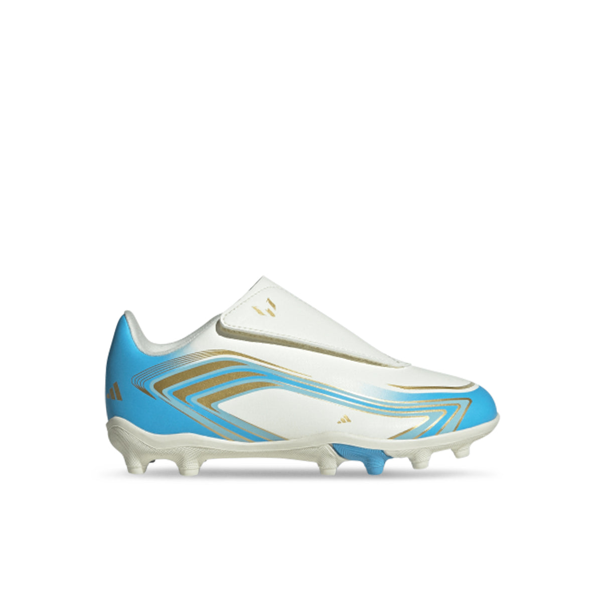 ADIDAS F50 MESSI CLUB VEL FG/MG C - IVORY/SEMI BLUE BURST/ICEY BLUE