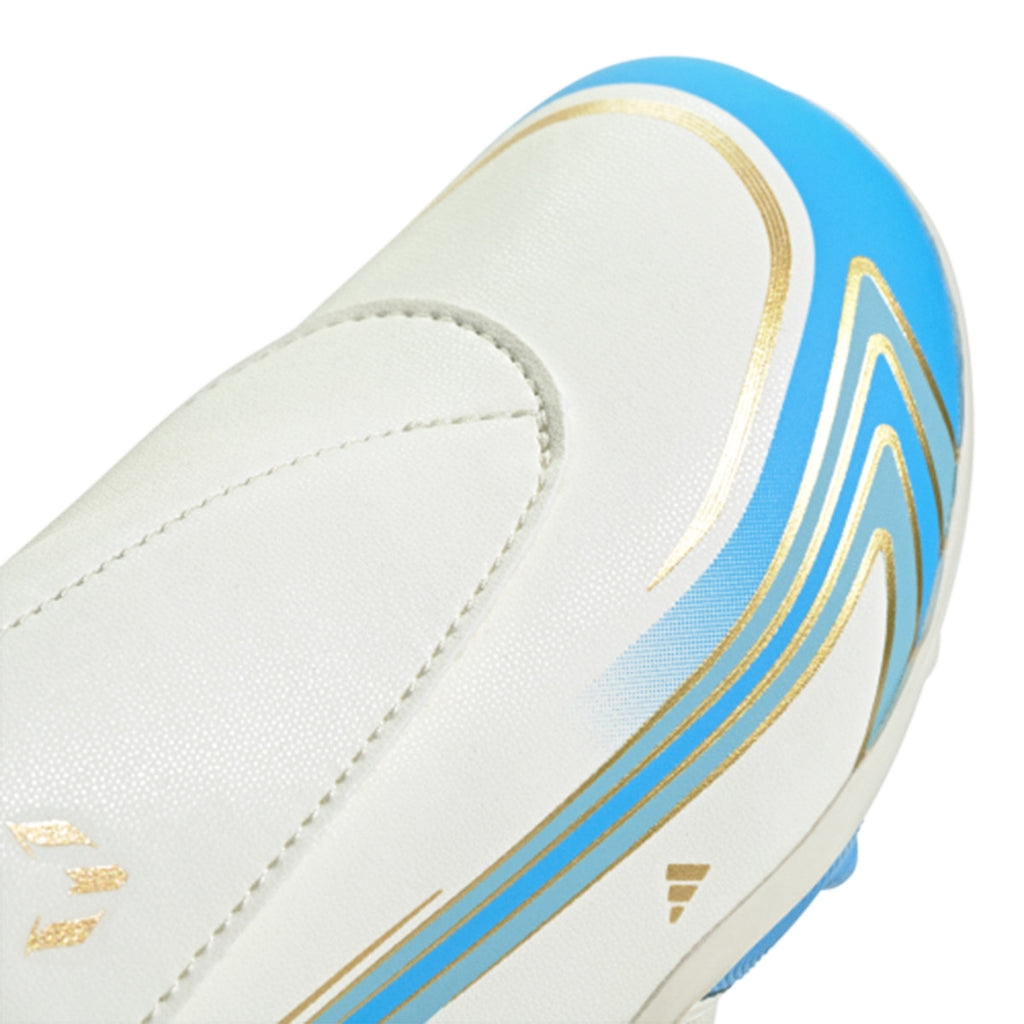 ADIDAS F50 MESSI CLUB VEL FG/MG C - IVORY/SEMI BLUE BURST/ICEY BLUE