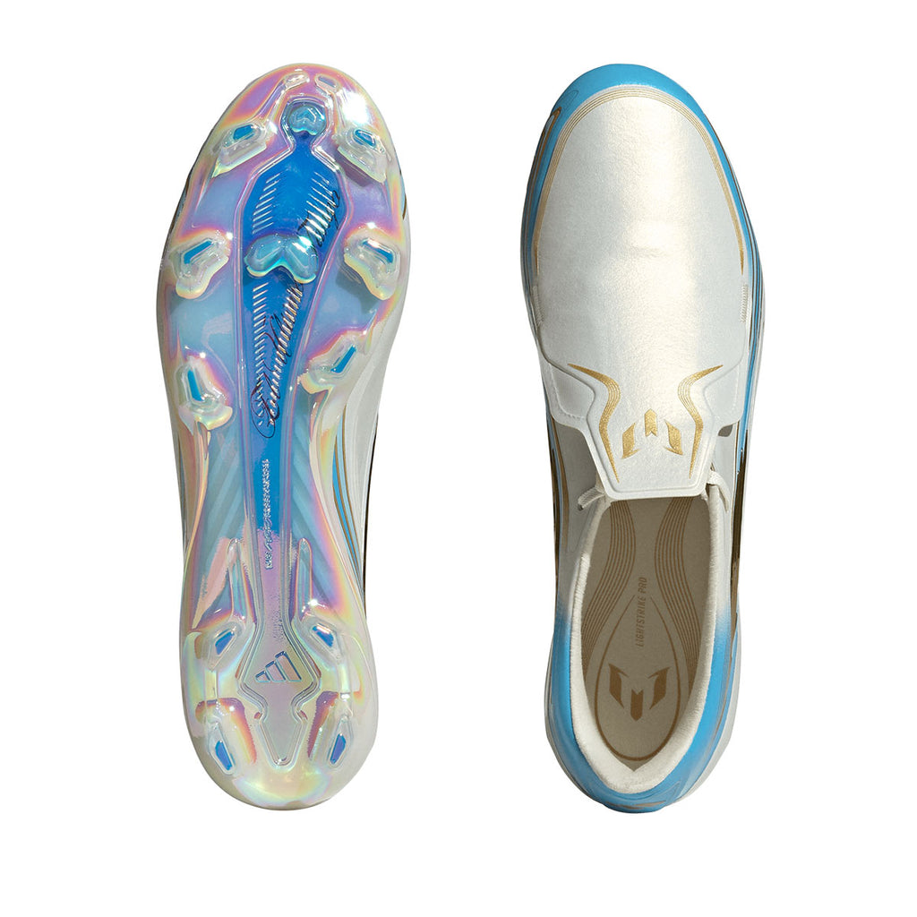 ADIDAS F50 MESSI ELITE FG - IVORY/SEMI BLUE BURST/ICEY BLUE