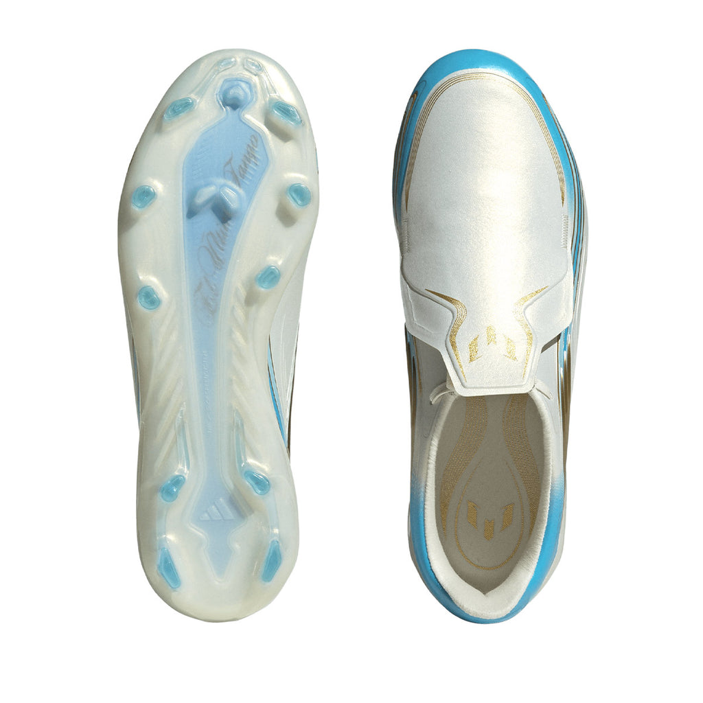 ADIDAS F50 MESSI ELITE FG J - IVORY/SEMI BLUE BURST/ICEY BLUE