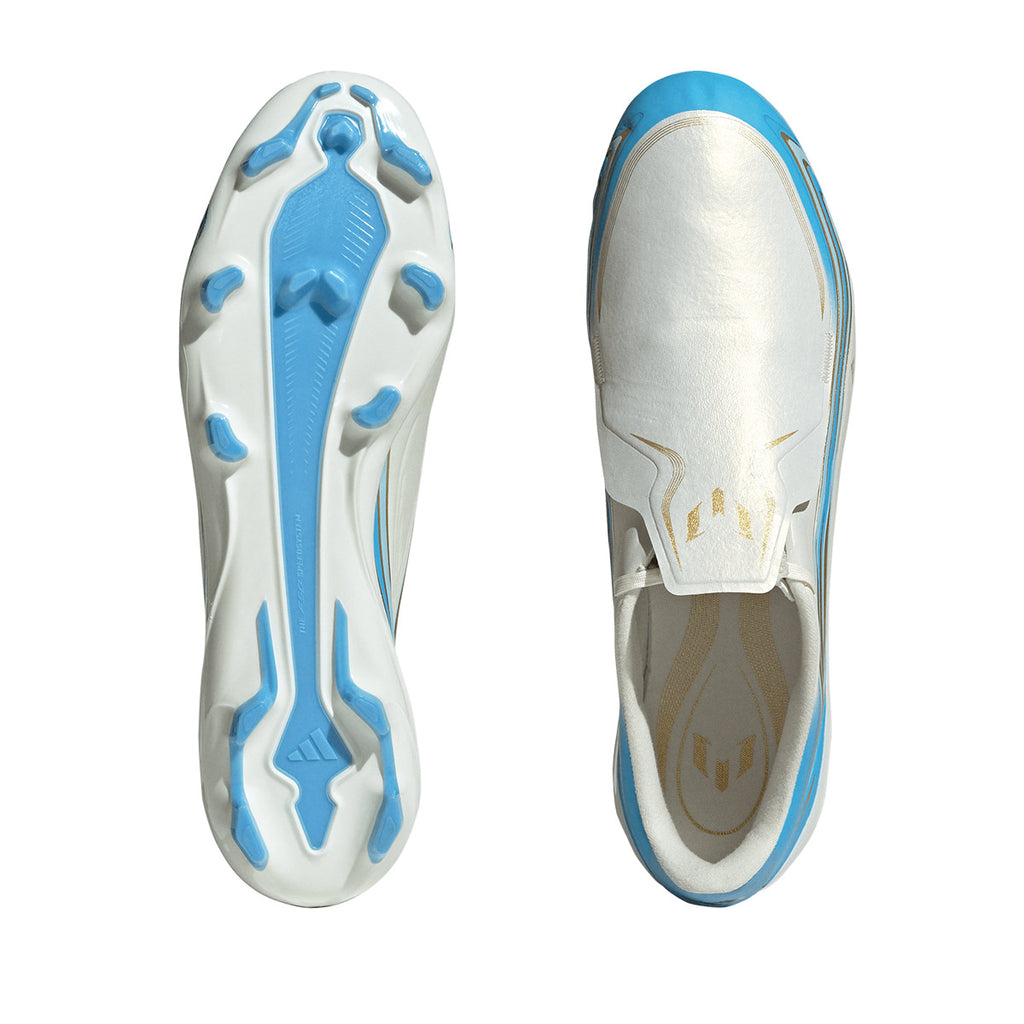ADIDAS F50 MESSI LEAGUE FG - IVORY/SEMI BLUE BURST/ICEY BLUE
