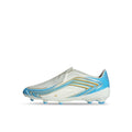 ADIDAS F50 MESSI LEAGUE LACELESS FG J - IVORY/SEMI BLUE BURST/ICEY BLUE