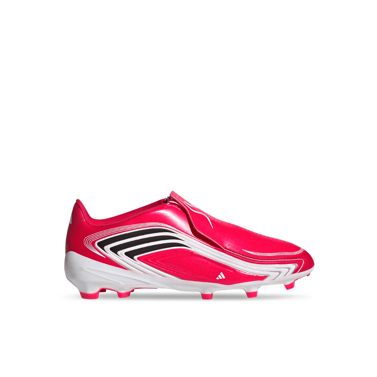 ADIDAS F50 MESSI LEAGUE LACELESS FG J - LUCID RED/CORE BLACK/PURE RUBY
