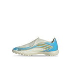 ADIDAS F50 MESSI LEAGUE LACELESS TF J - IVORY/SEMI BLUE BURST/ICEY BLUE