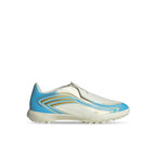 ADIDAS F50 MESSI LEAGUE LACELESS TF J - IVORY/SEMI BLUE BURST/ICEY BLUE